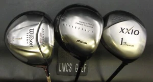 Set of 3 x  Drivers Wilson  Mizuno & Srixon XXIO Stiff Graphite Shafts - Picture 1 of 5