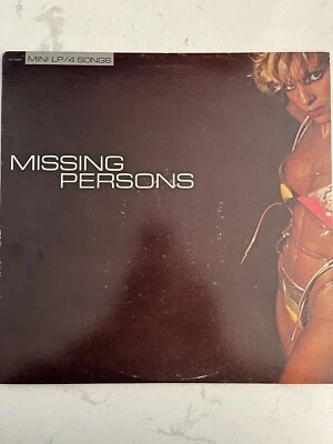 Missing Persons “Missing Persons” Capitol Records Mini LP Vinyl NM Cover Ex 1982 - Image 1 of 4