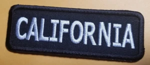 California gestickter Aufnäher ca. 1,25x3,75" - Bild 1 von 2