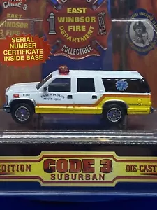 1995 East Windsor (NJ) Rescue Squad GMC Suburban Die-Cast Limited Edition - Picture 1 of 11