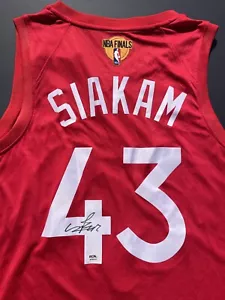 Pascal Siakam Signed Autographed Toronto Raptors Jersey Psa/Dna Coa Champs - Picture 1 of 4