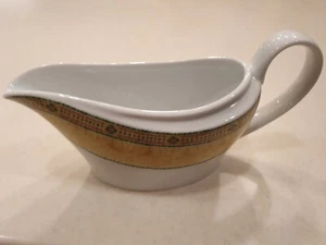 Wedgewood Everyday FLORENCE Sauciere, feines Porzellan, gelbes Mosaik - Bild 1 von 3