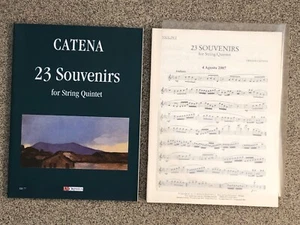 Ernani Catena: 23 Souvernirs for String Quintet - Orpheus Score and Parts - Picture 1 of 13
