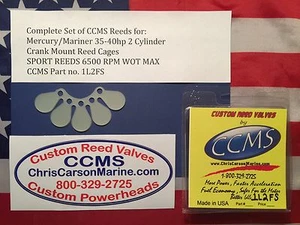 CCMS Mercury Sport Outboard Reed 35-40hp 2 Cylinder Crank Mounted Cages PN.1L2FS - Picture 1 of 1