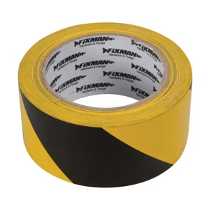 (0,30 EUR/m) Absperr-Klebeband 50 mm x 33 m schwarz-gelb Absperrband Kleber - Bild 1 von 1