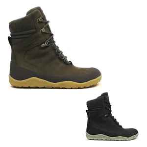 Vivobarefoot Womens Boots Tracker Hi II FG Lace-Up Leather Rubber Textile