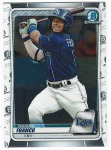 WANDER FRANCO 2020 BOWMAN CHROME PROSPECTS #BCP-1 RAYS - Picture 1 of 1