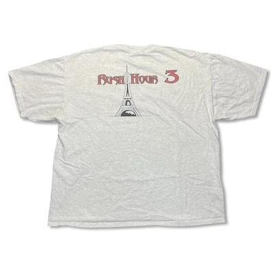 Vintage Rush Hour 3 Movie Promo Joe Grip Production  T-Shirt 2XL RARE - Image 1 of 4