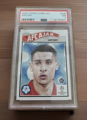 2020 Topps Living Antony Rookie - PSA 7 - Image 1 of 2