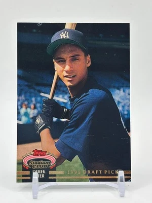 Stadium Club 1992 selección del draft Derek Jeter 117 Foto 1 de 2