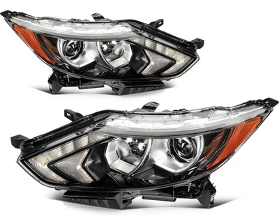 For 2017 2018 2019 Nissan Rogue Sport LED DRL Headlamp Headlights Assembly Pair Foto 1 de 4