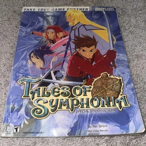 Tales of Symphonia Official Strategy Guide Brady Nintendo Game Cube Namco - Picture 1 of 3