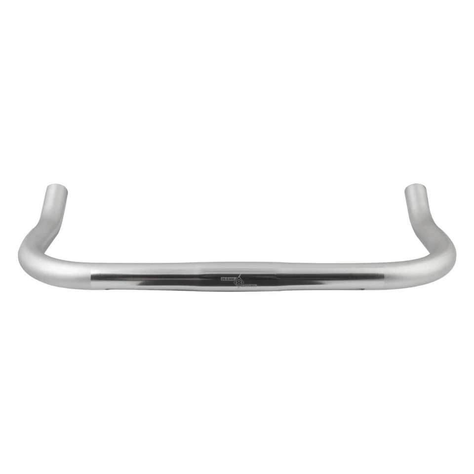 Handlebar Origin8 Road Alloy Bullhorn 26.0 X 400 Silver