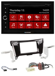 Blaupunkt MP3 DVD Bluetooth DAB 2DIN USB Autoradio für Nissan Qashqai X-Trail ab - Bild 1 von 10