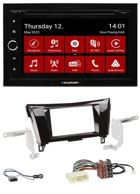 Blaupunkt MP3 DVD Bluetooth DAB 2DIN USB Autoradio für Nissan Qashqai X-Trail ab - Bild 1 von 4