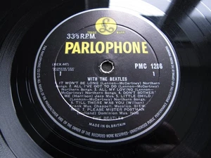 WITH THE BEATLES 1963 UK 'Mono' LP Rare 'DECCA' Pressing ''''''''PLAYS NEAR MINT - Picture 1 of 14