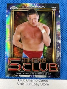 William Regal Topps 2021 #5T-20 cromado WWE 5 Timers Club - Imagen 1 de 2