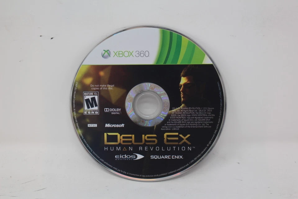 Deus Ex Human Revolution - Microsoft Xbox 360 Disc Only - Image 1 of 1