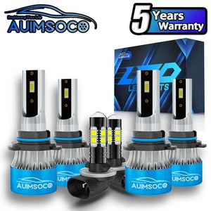 For Oldsmobile Alero 1999-2004 6Pcs Headlight Fog Lights Combo Bulbs Cool White - Picture 1 of 21