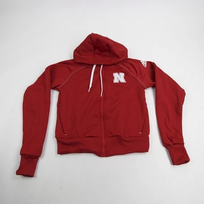 Chaqueta para mujer Nebraska Cornhuskers Adidas Aeroready roja nueva Foto 1 de 4