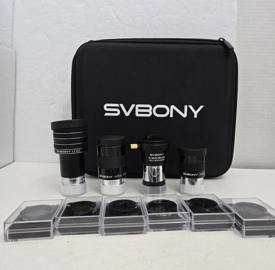 SVBONY SV233 Telescope Accessory Eyepiece Kit Beginner Astronomical Observe READ - Image 1 of 4