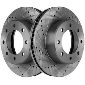 Brake Disc Set For 2009-2010 Dodge Ram 2500 2011-2022 Ram 2500 Vented Front - Picture 1 of 18