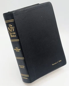 Holy Bible NIV • Zondervan Bonded Leather • Red Letter Edition Good - Imagen 1 de 5