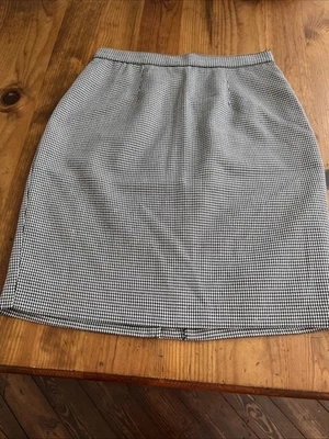 Falda Hugo Buscati Vintage Forrada Pata de Gallo Foto 1 de 3