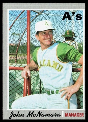 John McNamara 1970 Topps #706 RC - Image 1 of 2