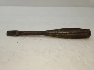 Antique ATLAS TOOL Steel Handle Flat Head Screwdriver - 22cm - Picture 1 of 5