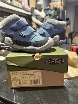 Nuevas Botas Unisex Niños KEEN Niños Nudo Chukka DS Talla 10 Azul Sombra Foto 1 de 4