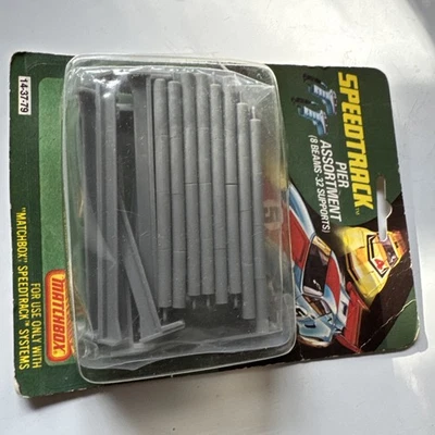 1979 Matchbox Lesney SPEEDTRACK Bridge Beam SUPPORTS PIER ASST New 14-37-79  - Image 1 of 4
