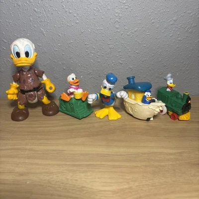 Lote de 5 Figuras Disney Pato Donald Margarita Juguetes Pato Donald Años 80 De Colección Foto 1 de 4