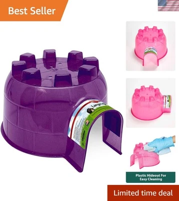 Igloo Hideout de cores sortidas para chinchilas e coelhos anões - Habitat saudável - Imagem 1 de 4
