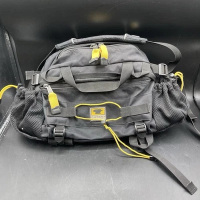 Mountainsmith Tour Lumbar Black Fanny Day Pack Waist Hiking  W/ Harness - Image 1 of 4