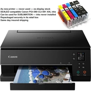 Canon PIXMA TS6350a Wireless A4 Sublimation Inkjet Photo Printer, New XXL Inks - Picture 1 of 10