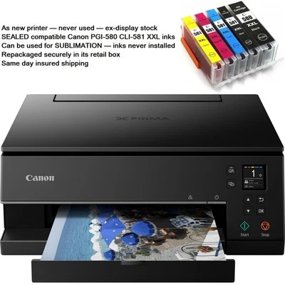Canon PIXMA TS6350a Wireless A4 Sublimation Inkjet Photo Printer, New XXL Inks - Image 1 of 4