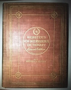 Webster's New International Dictionary 2nd Ed Unabridged Vol 1, 2, 3 1934 Ed. - Picture 1 of 4