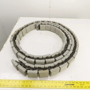 2-3/4" Wide x 21' OAL Table Top Conveyor Chain W/ Roller Drive Chain - Picture 1 of 14