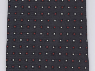 尺寸精细服装和进口商男式领带黑色和白色红色圆点 — 第 1/3 张图片