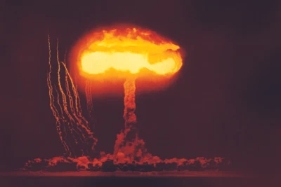 Póster impreso fotográfico 18x12 prueba bomba nuclear desierto de Nevada 4 de junio 1953 Foto 1 de 3