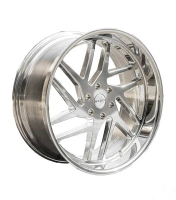 4- Esko Wheels Esko2, 24X9/24X11 Fully Polished 6X139.7 - Image 1 of 4