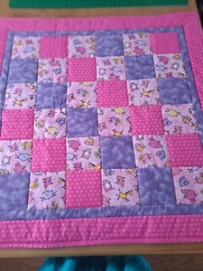 Baby Quilt "Barnyard Babies" 41"x 41"1 00% Cotton Flannel $64.95 - Picture 1 of 7