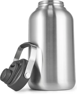 One Gallon Water Bottle, 128Oz Stainless Steel Insulated Water Bottle for Hot & - Picture 1 of 9