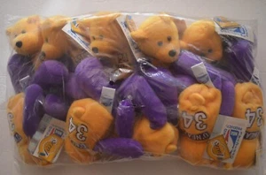 Lot (10) Shaquille O’Neal #34 Los Angeles Lakers Limited Treasures Pro Bear Shaq - Picture 1 of 8