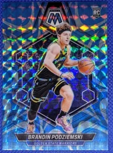 2023-24 Mosaic BRANDIN PODZIEMSKI RC #245 Reactive Blue Golden State Warriors - Picture 1 of 2