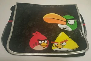 Rovio Angry Birds Schultasche mit 3 Vögeln in Schwarz - Bild 1 von 2