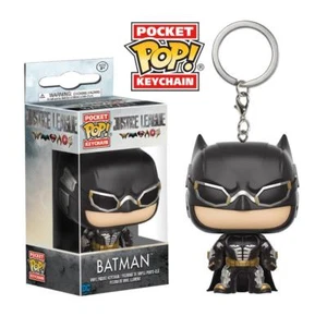 ¡TRAJE TÁCTICO OFICIAL DE LA LIGA DE LA JUSTICIA BATMAN BOLSILLO POP! LLAVERO DE VINILO - Imagen 1 de 1