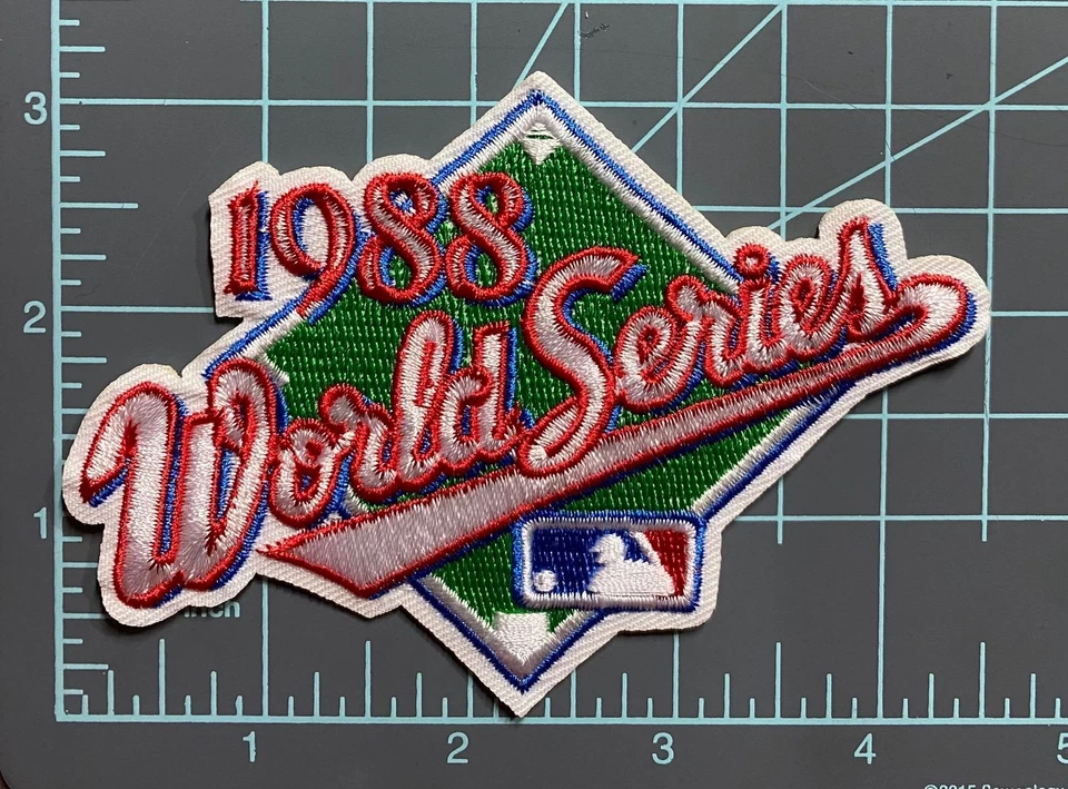 1988 Los Angeles Dodgers MLB World Series Championship Iron on Patches - 4.5"... - Image 1 of 1