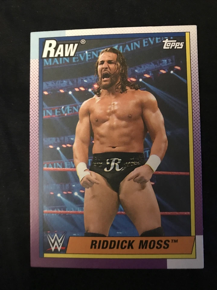 Riddick Moss WWE Topps Heritage 2021 Base Card - Image 1 of 1
